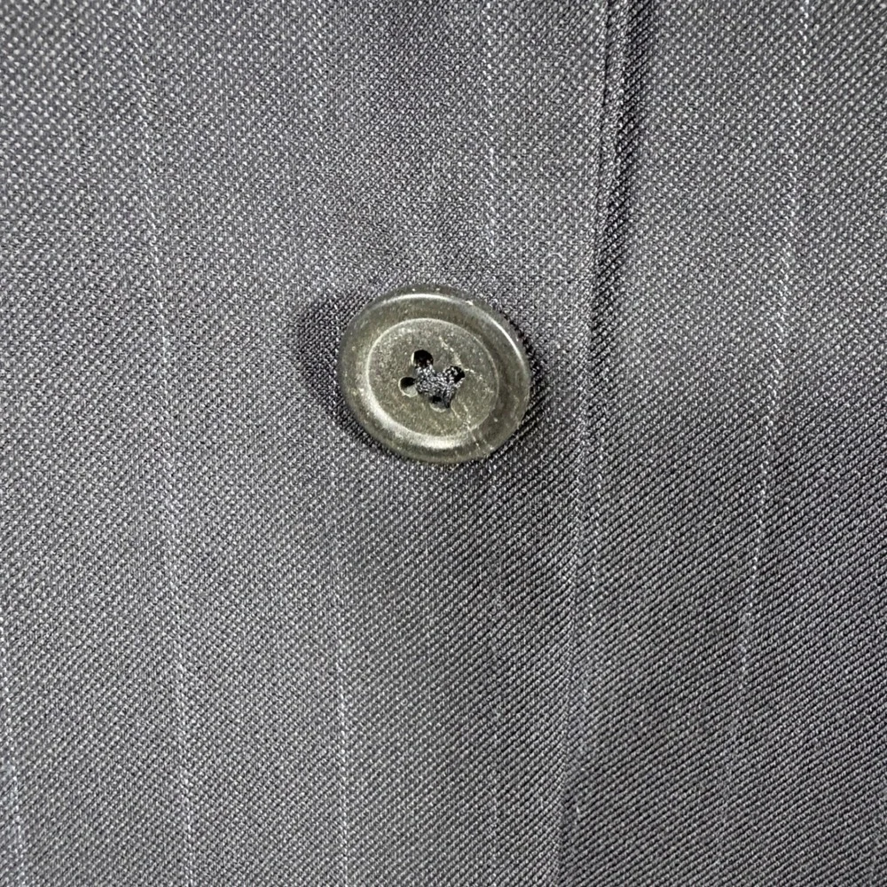 Jos A Bank Signature Collection Navy Blue Pinstripe‎ Wool Blazer Sport Coat 44R